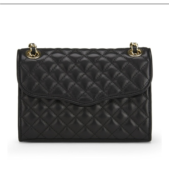 Rebecca Minkoff Handbags - Rebecca Minkoff Quilted Mini Affair Leather Cross Body Bag with Gold Hardware